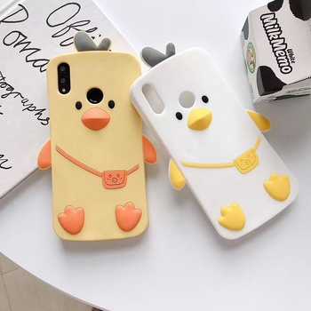 Silikonska futrola za iPhone 11 Pro Max s 3D crtić dizajnom medvjeda, motivi medvjeda, patka i Shiba Inu – zaštita od padova