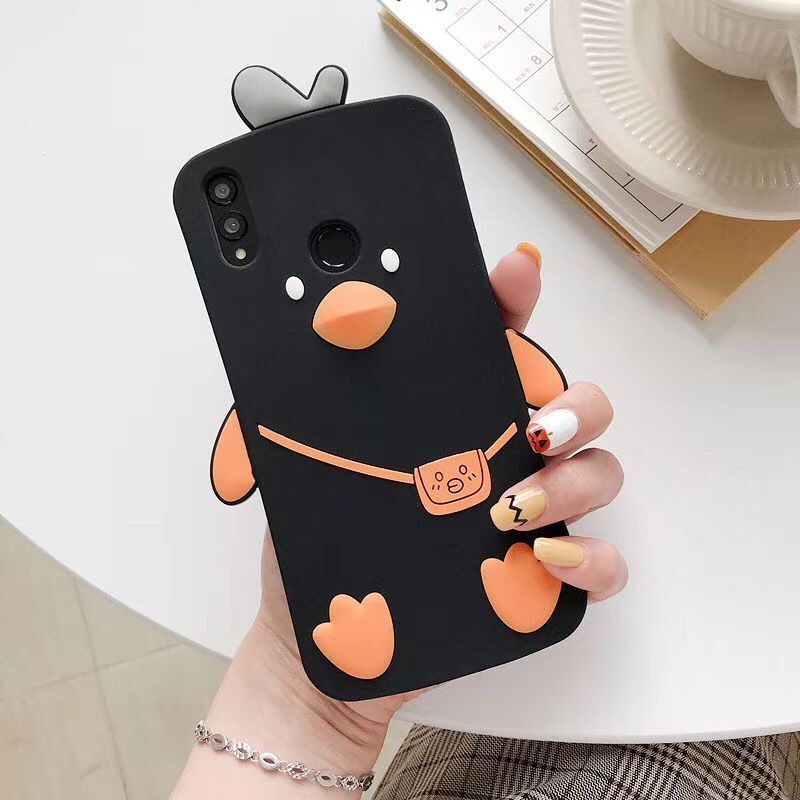 Silikonska futrola za iPhone 11 Pro Max s 3D crtić dizajnom medvjeda, motivi medvjeda, patka i Shiba Inu – zaštita od padova