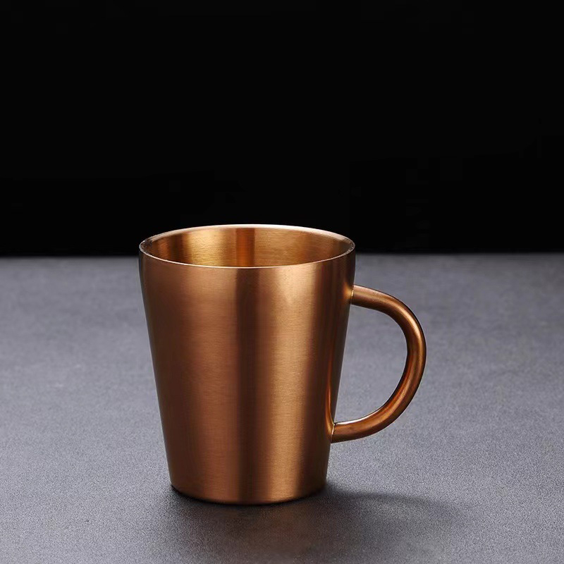 Cană din oțel inoxidabil 304, cu pereți dubli, pentru cafea, ceai și băuturi