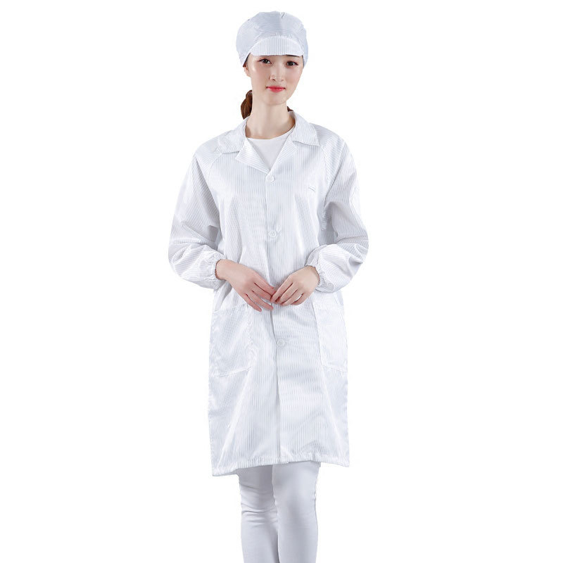 Antistatički radni komplet s laboratorijskim mantilom za tvornicu i laboratorij