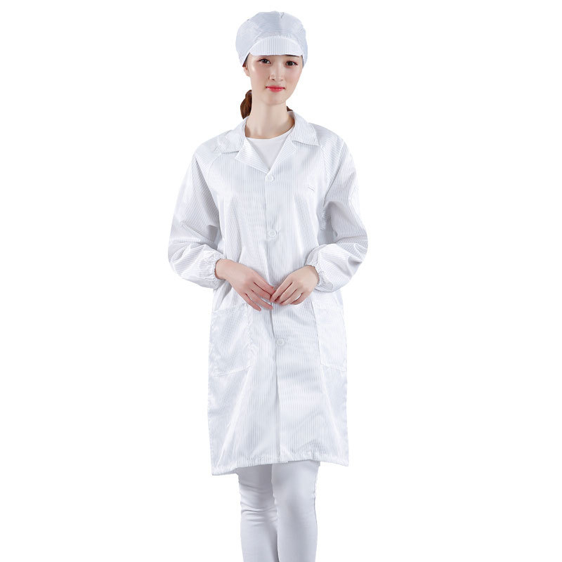 Antistatički radni komplet s laboratorijskim mantilom za tvornicu i laboratorij