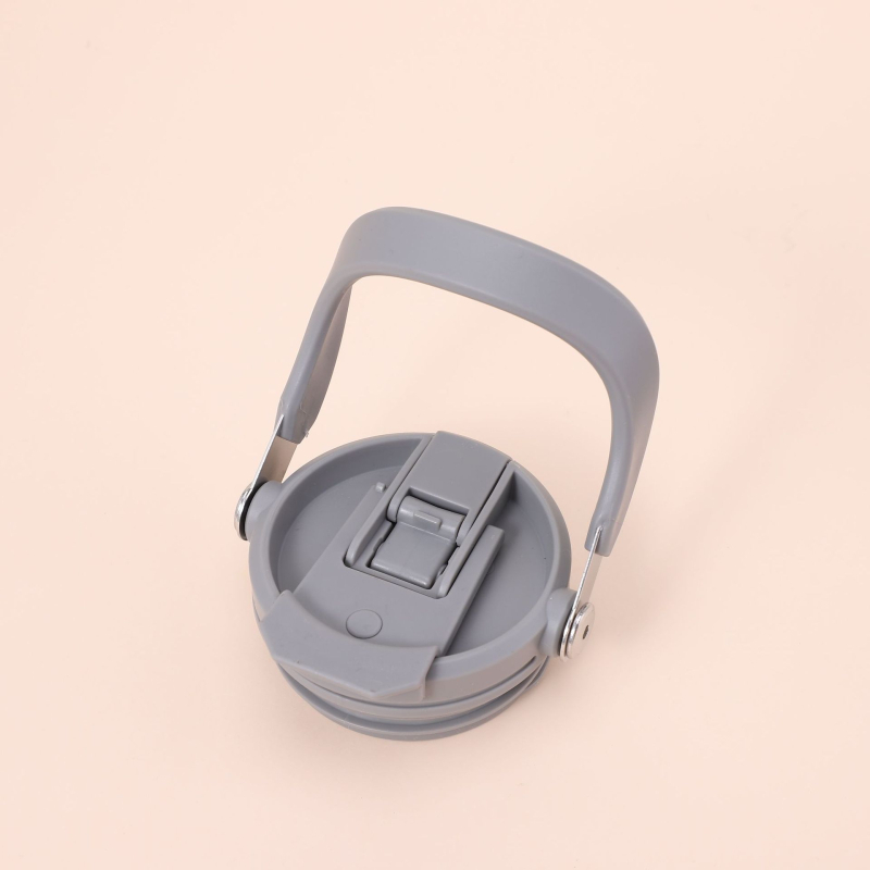 Capac pentru tumbler izolat 30oz/40oz, cu două guri de băut și mâner exterior