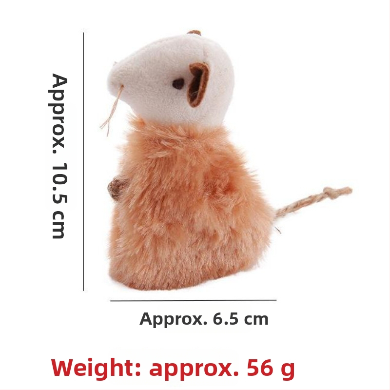 Plyšová hračka pre hamsterov, upokojujúca a dekoratívna do klietky, zlatý hamster