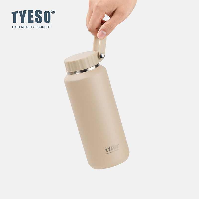 Tai Shuo Termos cu capacitate mare pentru exterior, unisex, design minimalist, oțel inoxidabil 304