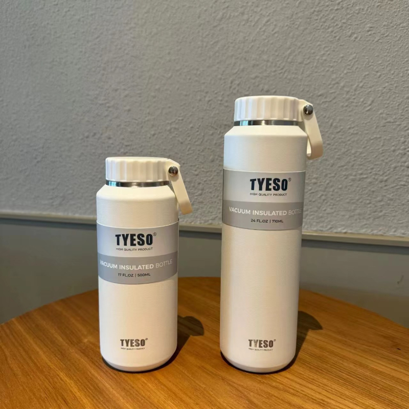 Tai Shuo Termos cu capacitate mare pentru exterior, unisex, design minimalist, oțel inoxidabil 304
