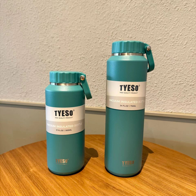 Tai Shuo Termos cu capacitate mare pentru exterior, unisex, design minimalist, oțel inoxidabil 304