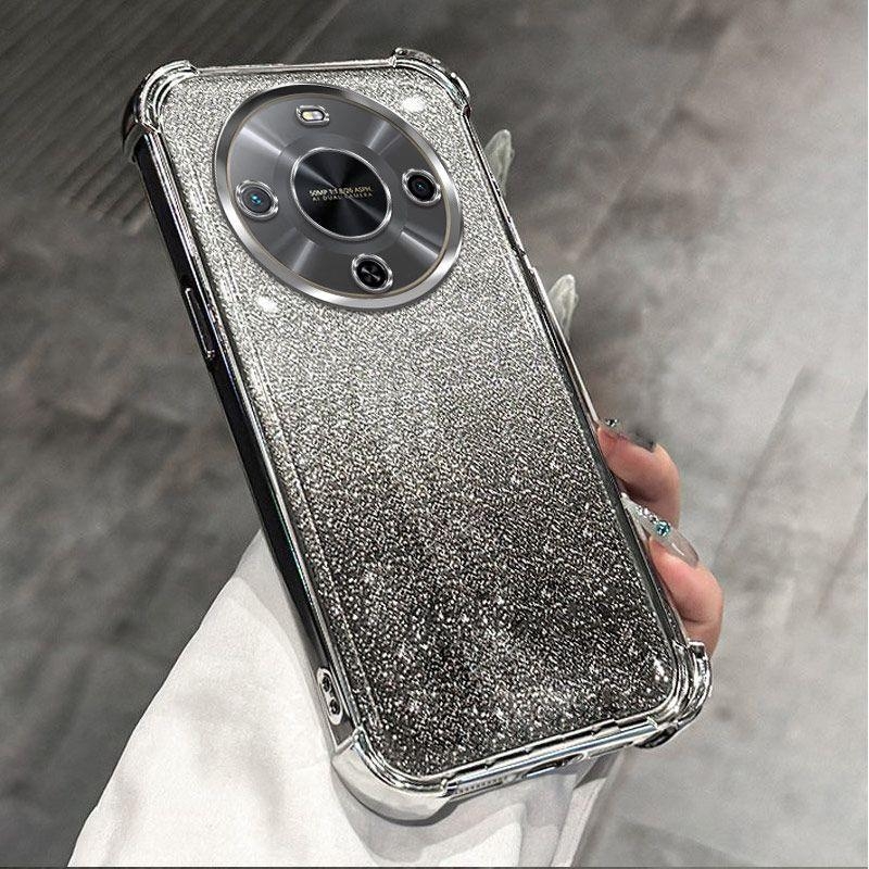 Kućište Huawei Enjoy 70X, Premium izdanje, s blistavim držačem u obliku zeca BRE-AL80A, ženski stil