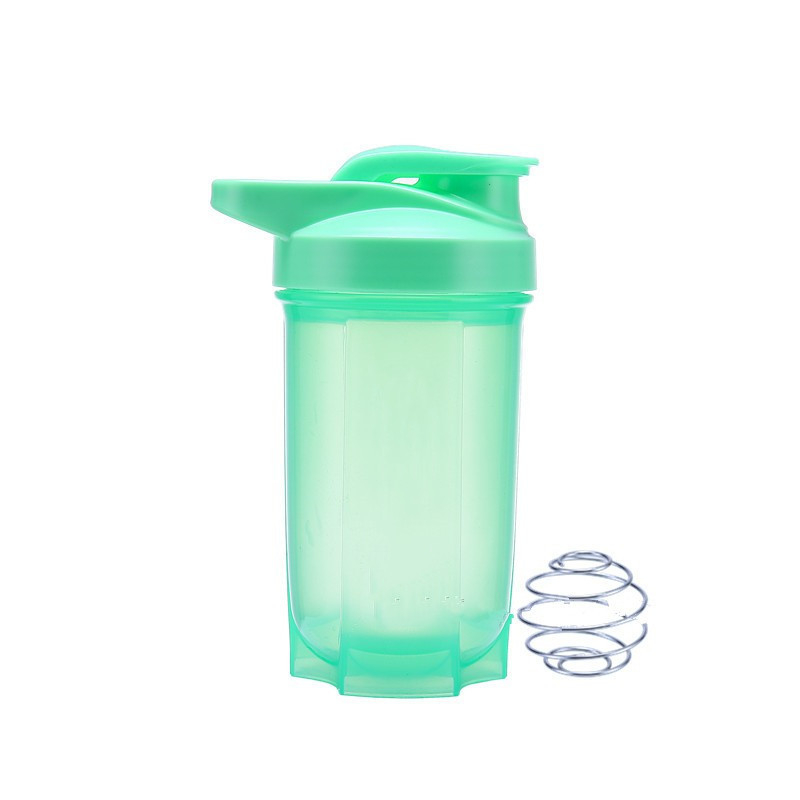 Shaker sportiv de 500 ml, cu scară de măsurare, portabil