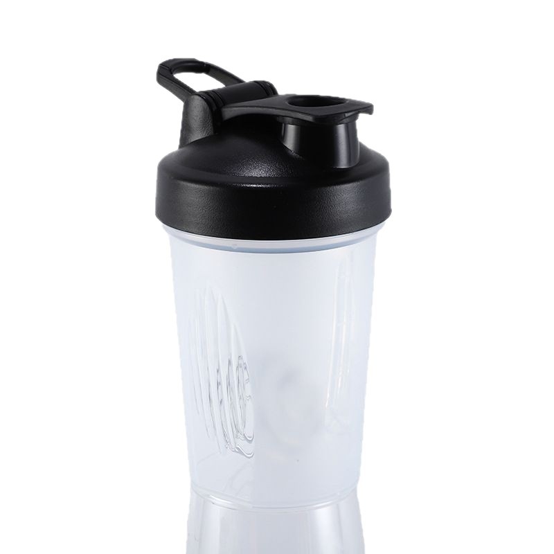 Cană de shake pentru proteine, 400 ml, cu mâner și scară de măsurare – recipient din plastic pentru fitness