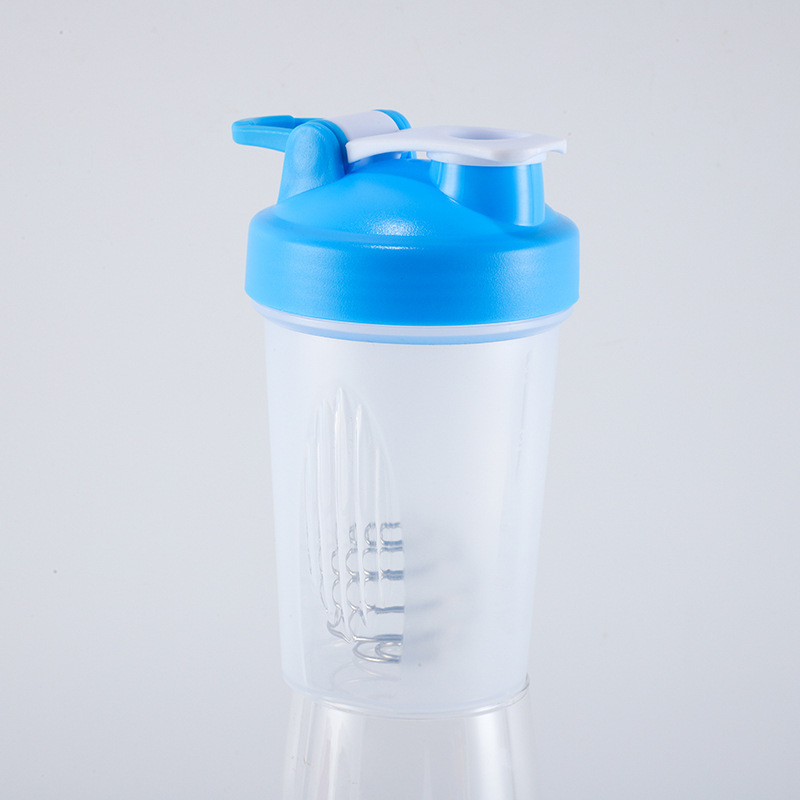 Cană de shake pentru proteine, 400 ml, cu mâner și scară de măsurare – recipient din plastic pentru fitness