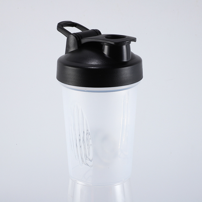 Cană de shake pentru proteine, 400 ml, cu mâner și scară de măsurare – recipient din plastic pentru fitness