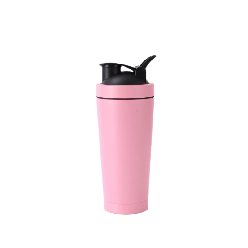 Shaker de proteine din oțel inoxidabil 304, cu izolare în vid, pentru fitness