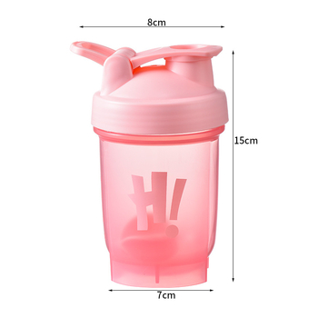 Cupa de proteine pentru shake, recipient sport portabil din plastic, rezistent la temperaturi înalte și la căderi, material alimentar, capacitate mare.