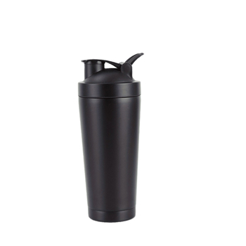 Shaker pentru proteine din oțel inoxidabil, 750 ml, izolație, capacitate mare pentru fitness