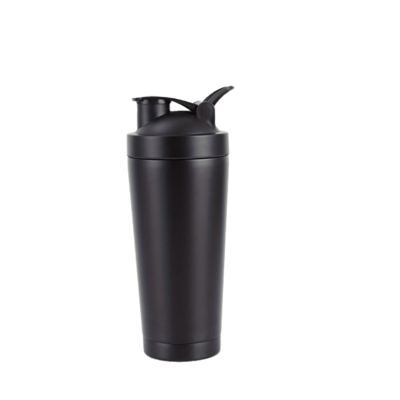 Shaker pentru proteine din oțel inoxidabil, 750 ml, izolație, capacitate mare pentru fitness
