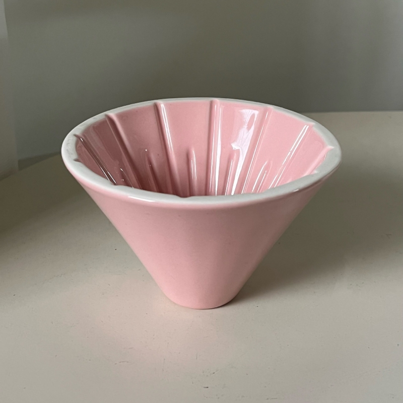 Cana ceramică de filtru pentru cafea, în formă de V, cu 62 filtre de hârtie pentru picurare