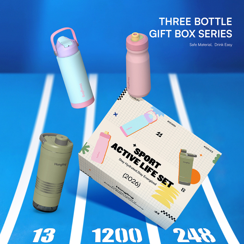 Termos din oțel inoxidabil 304, cu cutie cadou, bidon sport, personalizabil