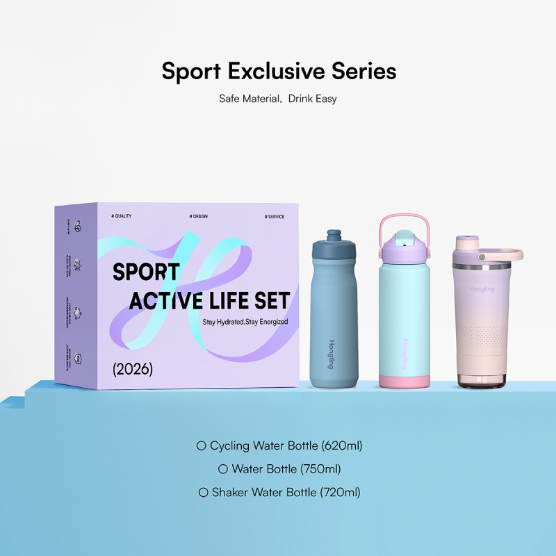Termos din oțel inoxidabil 304, cu cutie cadou, bidon sport, personalizabil