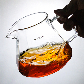 Cană de cafea pentru turnare, cu design în formă de nor, cană de împărțire, sticlă rezistentă la căldură cu scară de măsurare, ceașcă de măsurare, stil ușor luxos
