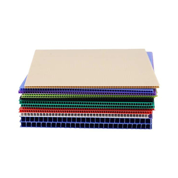 Placă PP goală cu proprietăți anti-static, rezistentă la apă și la foc, plăci gofrate din plastic cu grilaj colorat, separator și pernă groasă, Wantong board