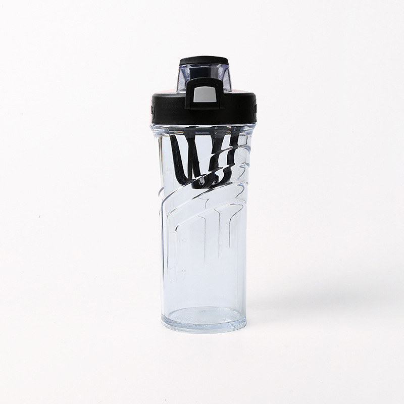 AS Shaker Cup – Bidon din plastic pentru sport și fitness, capacitate mare, pentru pudră de proteine