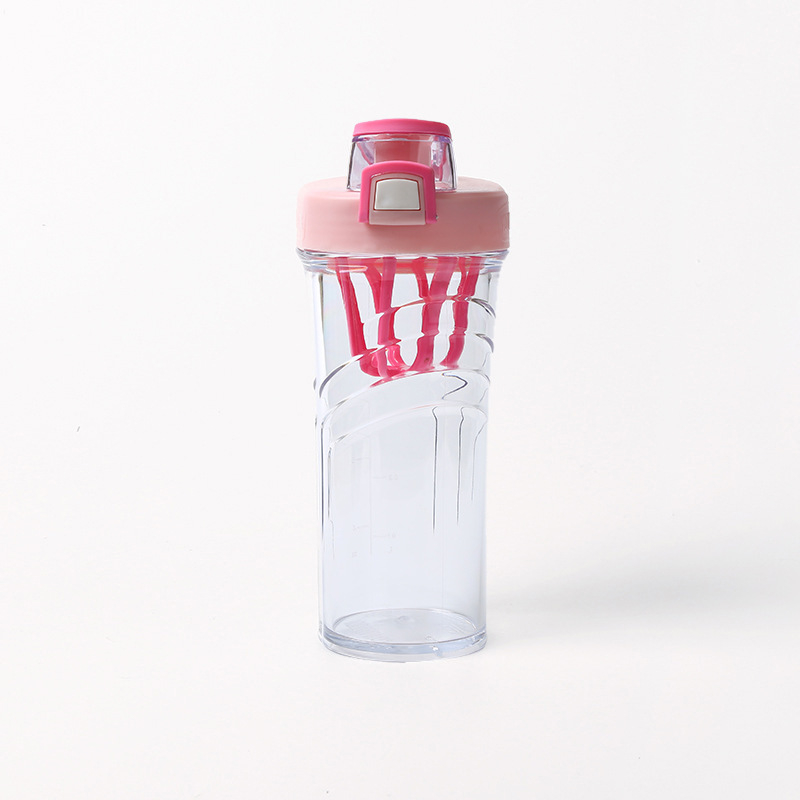 AS Shaker Cup – Bidon din plastic pentru sport și fitness, capacitate mare, pentru pudră de proteine