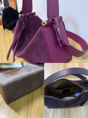 Ženska torba od kože prvog sloja s mat završnom obradom, jesen 2025, prava koža, svestrana torba za svakodnevnu uporabu - za rame i crossbody