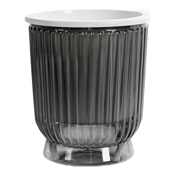 Ghiveci de flori din plastic, auto-udare, transparent, mare, pentru birou sau living, hidroponic din rășină, pentru pothos și copacul norocului