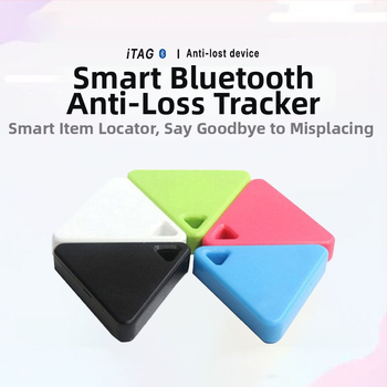 Trojuholníkový viacfunkčný Bluetooth sledovač pre veci — lokalizátor, alarm pri strate a obojstranné vyhľadávanie