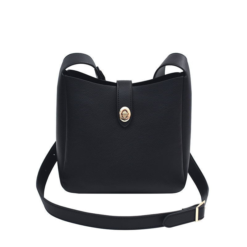 Ženska PU crossbody torba, jesen-zimska moda, jednostavan i svestran dizajn, velika zapremina, torba za mamu s luksuznom teksturom