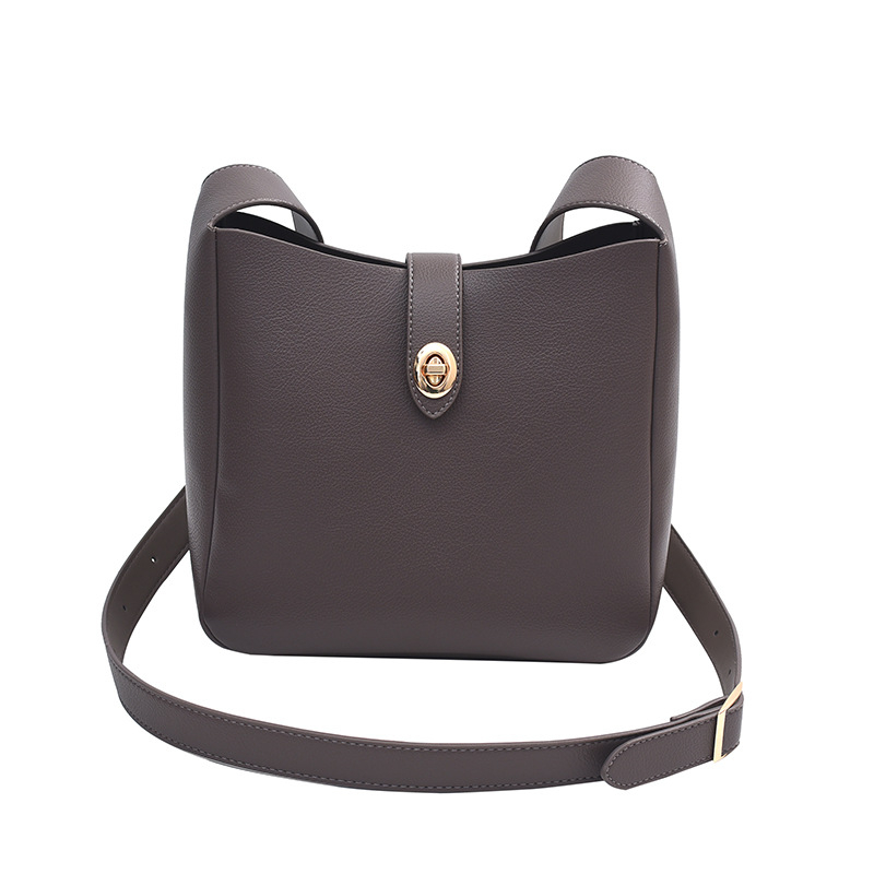 Ženska PU crossbody torba, jesen-zimska moda, jednostavan i svestran dizajn, velika zapremina, torba za mamu s luksuznom teksturom