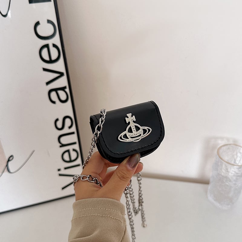 Mini torbica za ruž s lancem, crossbody, PU koža visoke kvalitete, mala torbica za svakodnevnu upotrebu