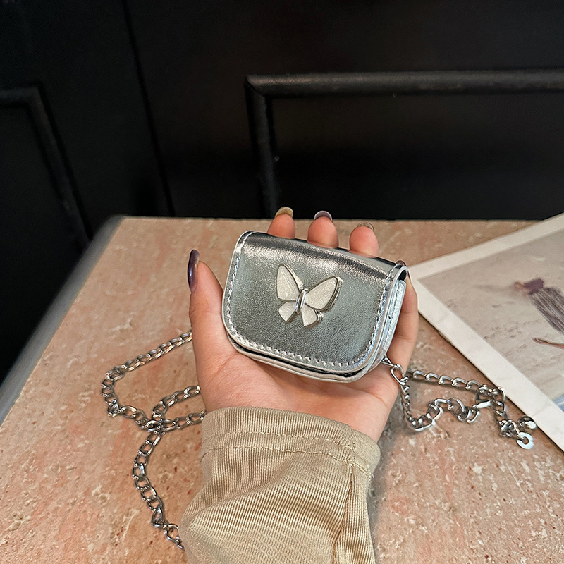 Mini torbica za ruž s lancem, crossbody, PU koža visoke kvalitete, mala torbica za svakodnevnu upotrebu
