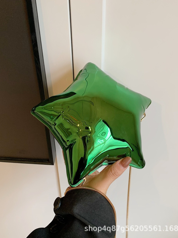Ženska torbica u obliku zvjezdane kutije, mini novčanik za kovance i ključeve, moderna lančana torba, večernja torba, crossbody preko ramena