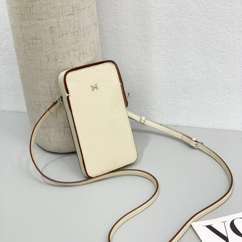 Ženska crossbody torbica od prve sloje kože, džep za telefon, 2025 novi model, mala višenamjenska kožna torbica