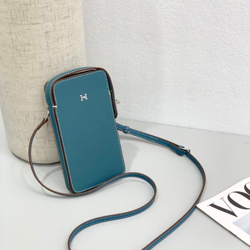 Ženska crossbody torbica od prve sloje kože, džep za telefon, 2025 novi model, mala višenamjenska kožna torbica