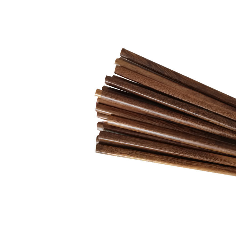 Set de 10 perechi bețișoare din lemn Padauk, bețișoare chinezești din lemn pentru bucătărie casnică