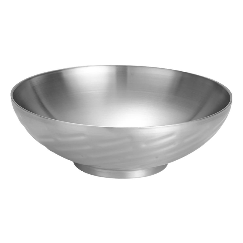 Bol din oțel inoxidabil 304, pentru tăiței; bol mare izolație termică pentru supă, în stil coreean, pentru ramen, Luosifen și Malatang; formă rotundă, diametru 17–22.9 cm, logo imprimat.