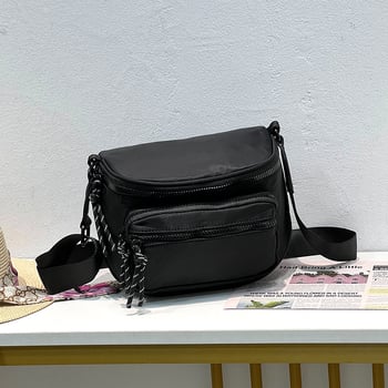 Unisex torba preko ramena, vodootporna najlonska torba, minimalistički dizajn za svakodnevnu upotrebu