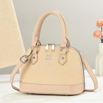 Ženska torba u korejskom stilu, dizajn školjke, velika zapremina, crossbody sedlov torba, PU materijal
