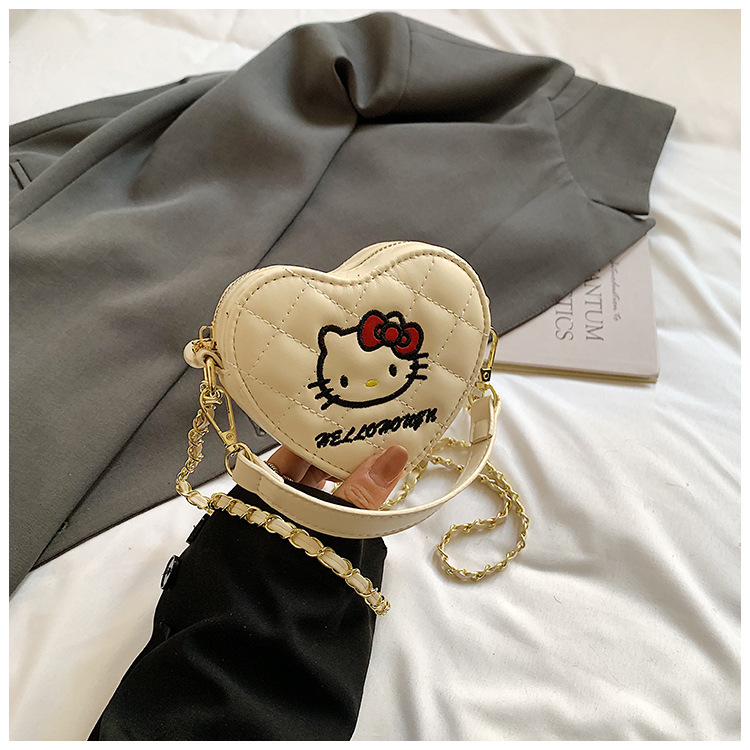 Korejski inspirirana mini torbica s mačjim motivom, džep za ruž, elegantna ramena i crossbody torba