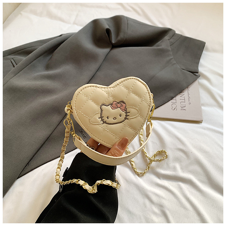 Korejski inspirirana mini torbica s mačjim motivom, džep za ruž, elegantna ramena i crossbody torba