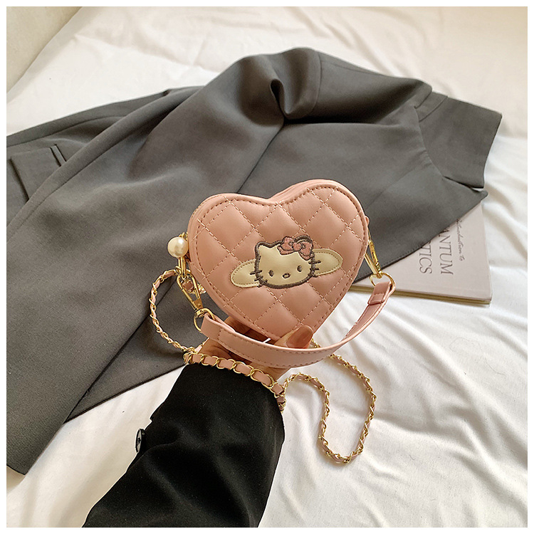 Korejski inspirirana mini torbica s mačjim motivom, džep za ruž, elegantna ramena i crossbody torba