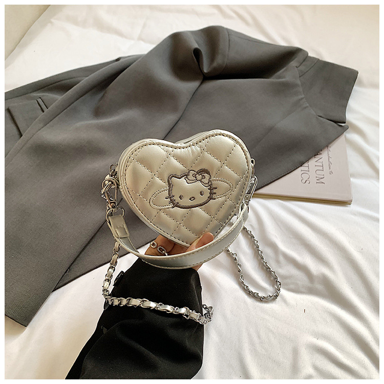 Korejski inspirirana mini torbica s mačjim motivom, džep za ruž, elegantna ramena i crossbody torba