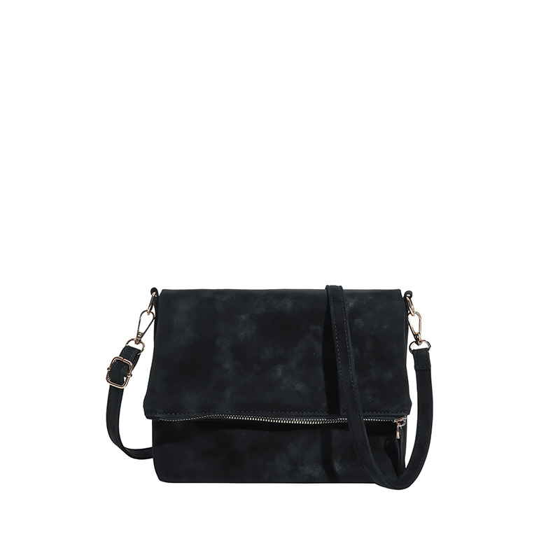 Ženska kožna crossbody torbica s preklopnim poklopom u obliku koverti, sedlani dizajn, srednja veličina, velika kapaciteta, vrhunski izgled
