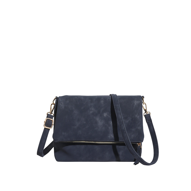 Ženska kožna crossbody torbica s preklopnim poklopom u obliku koverti, sedlani dizajn, srednja veličina, velika kapaciteta, vrhunski izgled
