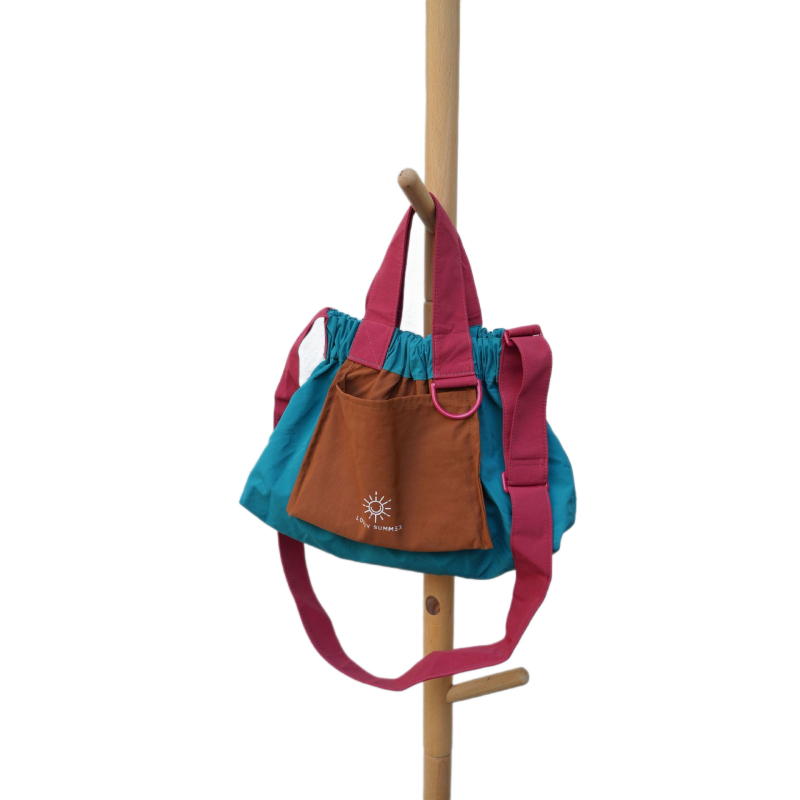 Nova mini torba u korejskom stilu s kontrastnim bojama, svježa i slatka, pretinac za ruž, ključe i novčiće, svestrana crossbody torba