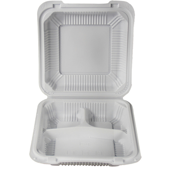 Cutie de prânz de unică folosință cu compartimente, cutie din plastic pentru fast-food, cutie pentru hamburger, cutie de prânz cu mai multe compartimente pentru uz comercial