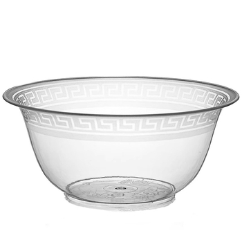 Vas plastic de unică folosință, cu aspect cristal, rezistent la temperaturi înalte, conform standardelor alimentare, cu design îngroșat, transparent, pentru mâncare fierbinte și gustări