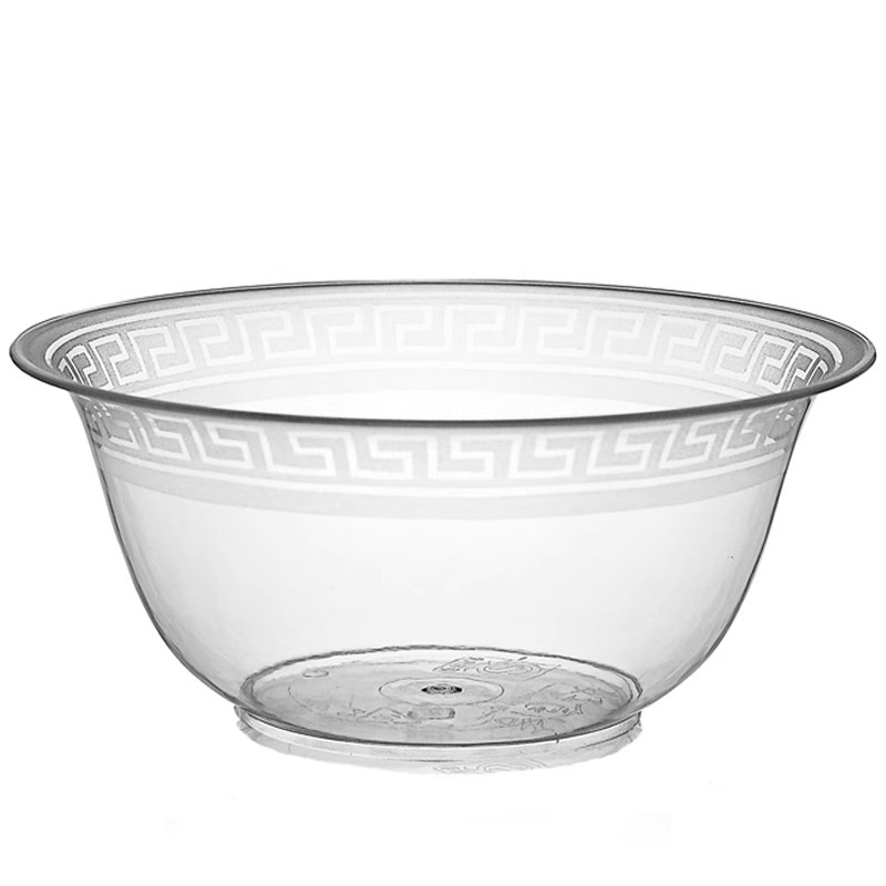 Vas plastic de unică folosință, cu aspect cristal, rezistent la temperaturi înalte, conform standardelor alimentare, cu design îngroșat, transparent, pentru mâncare fierbinte și gustări
